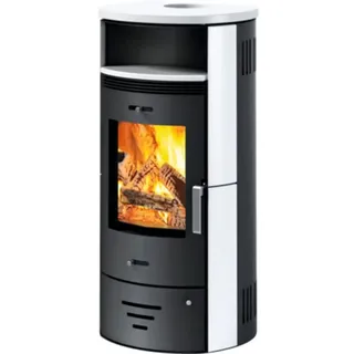 Accente Kaminofen Casablanca 3.0 Keramik 7,5 kW mit Wärmefach