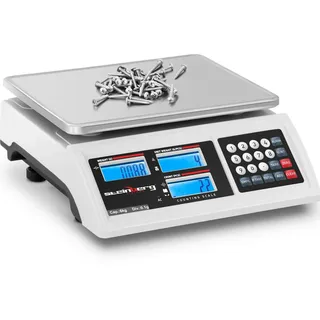 Steinberg Systems Zählwaage Inventurwaage Referenzwaage Stückzählwaage Stückzahl 6 kg / 0,1 g