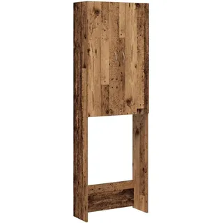 vidaXL Waschmaschinenschrank 64 x 25,5 x 190 cm Grün Holz