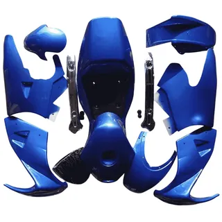 HMParts Pocket Bike Verkleidung Set komplett Blau