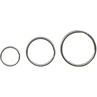 Alco Schlüsselring 1925-10 25mm Metall silber 10 St./Pack.