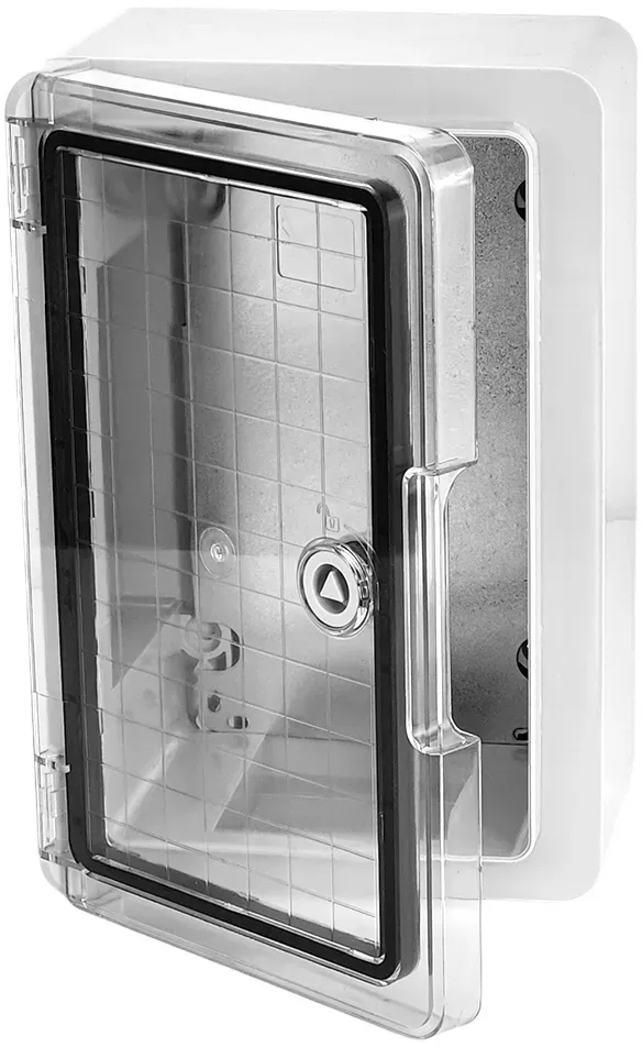 Leergehäuse mit transparenter Tür 200x300x130mm Schaltschrank Aufputz Verteilerschrank IP65 IK10 TP Electric 3310-500-0100