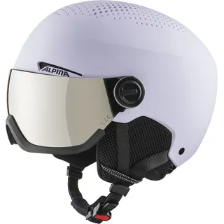 - Hochwertiger & Leichter Skihelm Mit Kontrastverstärkendem Visier Für Erwachsene, Lilac-matt, 54-58 cm
