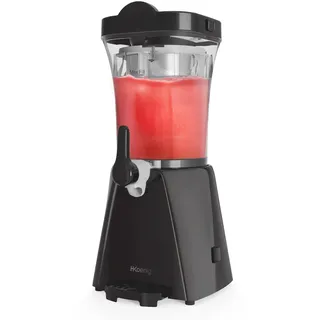 h.koenig GRT60 - Slush Maschine 1L, Eisgekühlte Getränke, Granita, Sirup, Säfte, Sodas, 20W - Schwarz