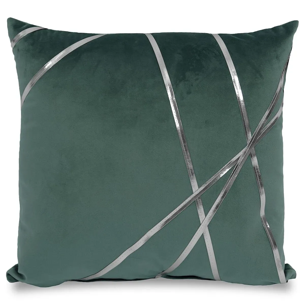 Matratzen Discount 4er-Set Dekokissen smaragdgrün 45 x 45 cm