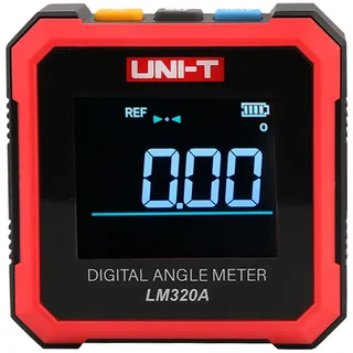 UNI-T LM320A Electronic Angle Meter Digital Protractor Magnetic Inclinometer Angle Tester Bevel Box Backlight