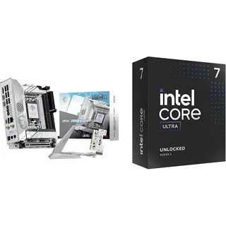 MSI MPG Z890I Edge TI WiFi + Intel® CoreTM Ultra 7 Desktop-Prozessor 265K 20 Kerne