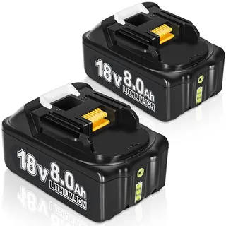 Makita 18V Akku passend für Makita Akku 18V 8Ah BL1860 BL1840B BL1840 BL1830 BL1835 BL1845 194204-5 LXT-400