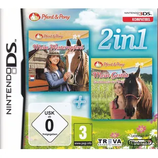 Pferd & Pony - Westernpferd + Mein Gestüt 2 [Software Pyramide] - [Nintendo DS]