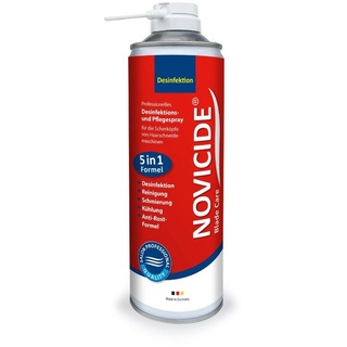 Clippercide NOVICIDE Blade Care Spray 500ml - Für Haarschneidemaschinen, 5-in-1 Formel