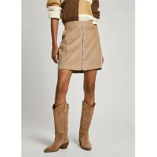 Pepe Jeans Cassie Kurzer Rock Beige S Lässig, Baumwolle