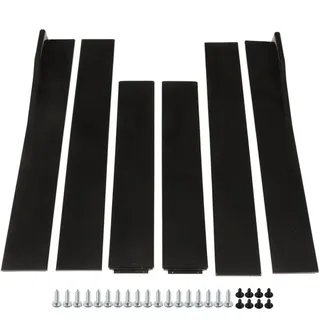Eosnow Auto-Seitenschweller, 2,2 m, glänzend schwarz, Rocker-Panel außen, untere Linie, Verlängerungen, Splitter-Lippen-Diffusoren
