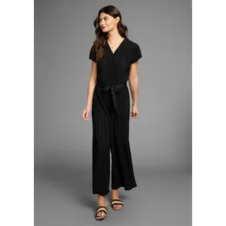 LAURA SCOTT Jumpsuit mit tollem Plissee-Effekt, Gr. 36, N-Gr, schwarz, , 61036869-36 N-Gr