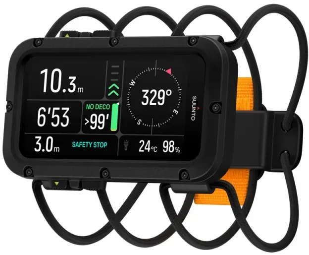 Suunto - Nautic - Tauchcomputer mit Bungee Cord
