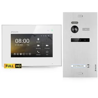Balter Video-Türsprechanlage EVO HD (Komplettset, 1-tlg., Full HD Kamera) silberfarben
