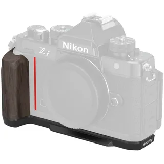 SmallRig 4801 L-förmige Montageplatte mit Holzgriff für Nikon Z f