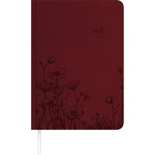 Neumann Buchkalender Nature Line Flower 2026 - Taschen-Kalender A5 - 1 Tag 1 Seite - 416 Seiten - Umwelt-Kalender - mit Hardcover - Alpha Edition