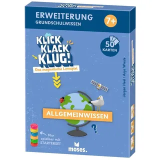 Moses Klick Klack Klug Erweiterungsset Allgemeinwissen ab 7 Jahren