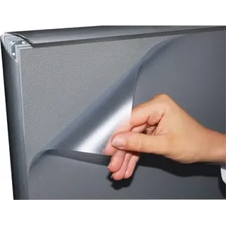 Folie für Kundenstopper Klapprahmen Plakatrahmen Rahmen DIN A1 A2 A3 A0 B1 B2 A4, Schutzfolien, Anti-Reflex-Folie, Ersatzfolie (DIN B2 (50 x 70 cm))