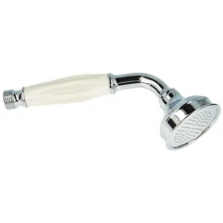 tecuro Nostalgie - Handbrause Ø 65 mm, 1-strahlig, verchromte Metallausführung - tecuro
