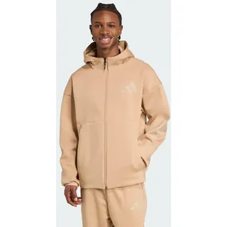adidas Z.N.E. Zip-Hoodie Warm Sandstone/Clay Brown XL