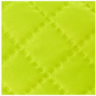 maDDma Stoff 1m neonfarbener Meterware Raute Steppstoff, neongelb gelb
