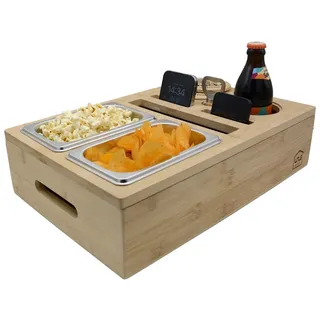 UNUS Couchbar Snackbox 40 x 26 x 10 cm 1-tlg. braun
