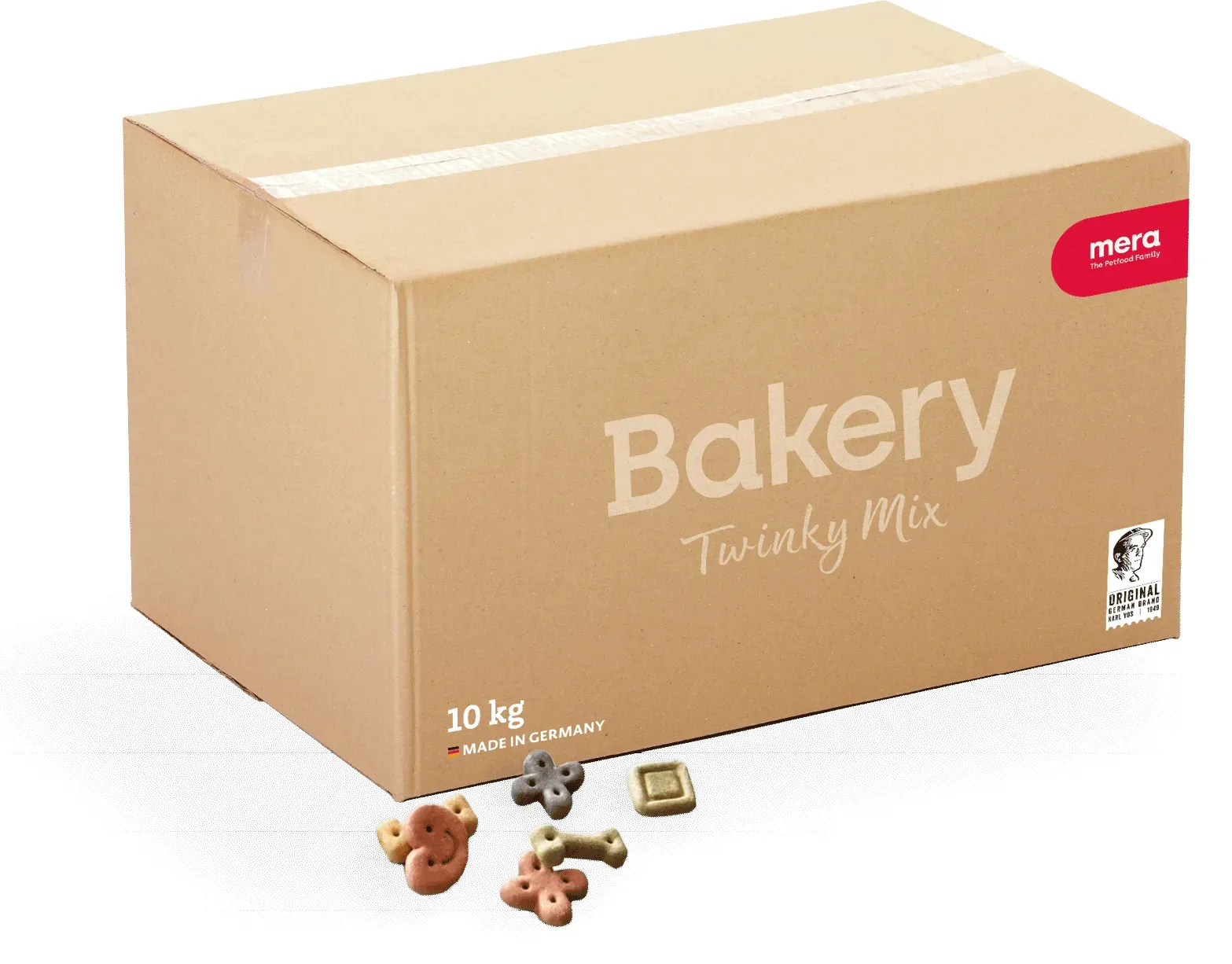 mera Bakery Twinky Mix Leckerli für Hunde | Die schmackhafte Belohnung | Hundesnacks | Lecker und gesund belohnen, trainieren und verwöhnen 10kg