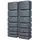 Slim Wandtank Set 700 l inkl. Verbindungsset graphitgrau