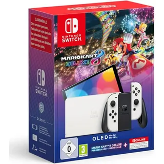 OLED weiß + Mario Kart 8 Deluxe