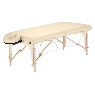 Earthlite Massageliege Harmony, creme, klappbar, höhenverstellbar, 2 Zonen, 76cm breit