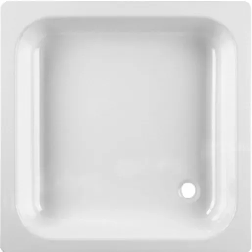 Jika Duschwanne quadratisch 80x80 cm Stahl-Emaille H2140800000111 antislip