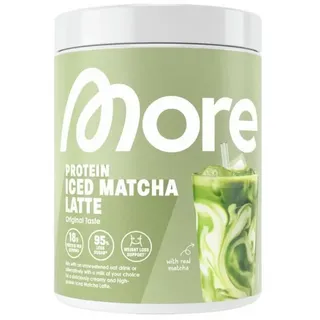 MORE Nutrition Proteinpulver Iced Matcha Latte Pulver 300 g