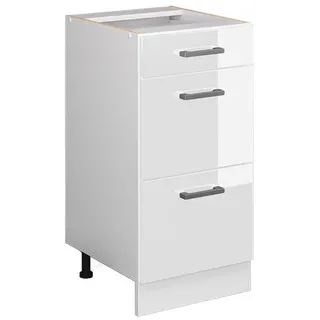 Vicco Küchenunterschrank R-Line 40 cm mit Schubladen, ohne Arbeitsplatte