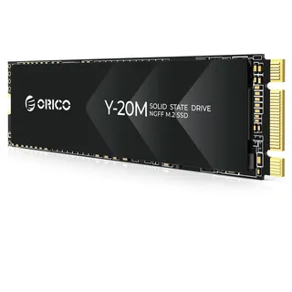 ORICO 1TB M.2 2280 SATA SSD, SATA III 6Gbps M2 SSD mit B+M Schlüssel, 500MB/s Internes Solid State Laufwerk für Desktop/Laptop - Y20M