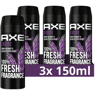 Axe Excite Spray 3 x 150 ml