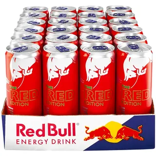 Red Bull Energy Drink Red Edition Wassermelone 0,355 Liter Dose, 24er Pack
