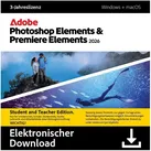 Adobe Photoshop & Premiere Elements 2026 Student & Teacher Edition für Mac OS & Windows