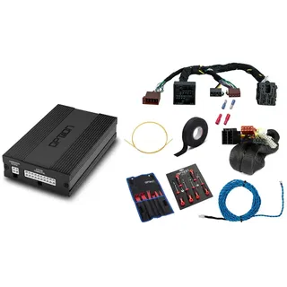 OPTION DSP-6 Verstärker kompatibel mit Opel Corsa F - Plug & Play Soundupgrade 6-Kanal DSP-Verstärker inkl. Kabelsatz