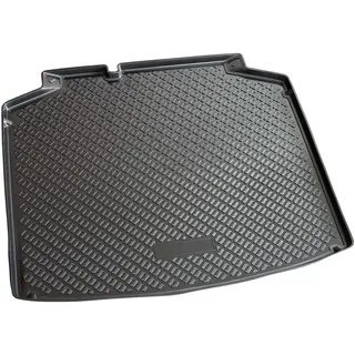RECAMBO Kofferraumwanne für Skoda Scala, BJ ab 2018>, für Skoda Scala, 100% passgenaue Antirutschmatte, Kofferraum Schutzmatte, Gummimatte schwarz