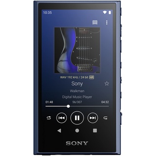 Sony Walkman NW-A306 Touchscreen MP3 Player - 32GB, Bis zu 36h Akkulaufzeit, Verbesserte Soundqualität, Wi-Fi-kompatibel für direkten Musikdownload & Musikstreaming, blau