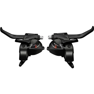 Shimano Tourney ST-EF41 Schalthebel Fahrrad EZ Fire Plus Fahrradschalthebel Schaltgriff Mountainbike MTB Kettenschaltung SET 7-fach rechts + 3-fach links