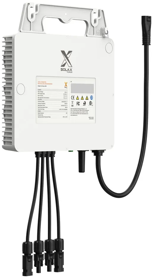 SolaX X1-Micro 800W 2-in-1-Mikrowechselrichter 1-phasig Microinverter - 0% MwSt. (gemäß§12 Abs.3 UstG**)