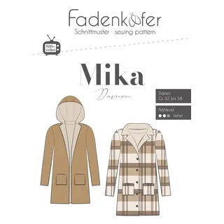 Fadenkäfer Papierschnittmuster Mantel Mika" Damen