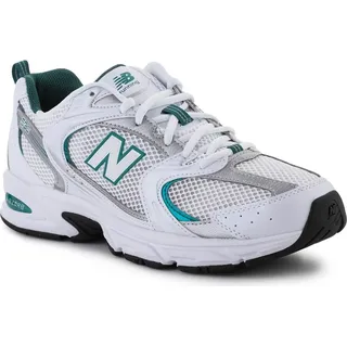 White/Silver Metallic/Vintage Teal 43