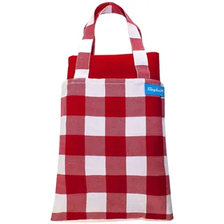 Ringelsuse Picknickdecke Baumwolle mit Tragetasche – Familien- & Spieldecke für Park, Strand & Garten – Waschbar 60° – 102 x 132 cm
