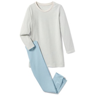 Tchibo - Kinder-Pyjama - Hellblau/Gestreift - Kinder - Gr.: 134/140 - blau - 134/140