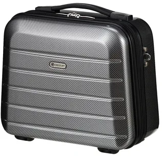 check.in Kosmetikkoffer London 2.0 Carbon/Silber