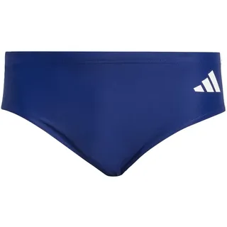 adidas 3 Stripes Swim Trunks, Dark Blue/White, 38