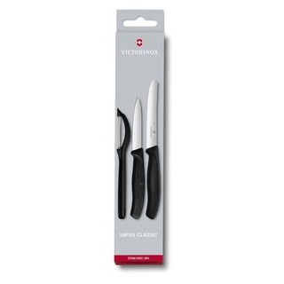 Victorinox Swiss Classic Gemüsemesser-Set mit Schäler 3teilig,